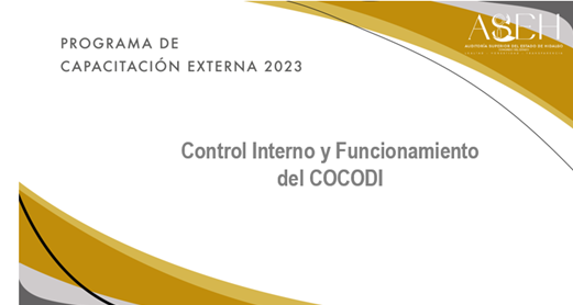 Micrositio de Capacitación Externa